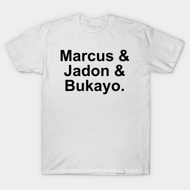 Marcus & Jadon & Bukayo England Heroes T-Shirt by Hevding